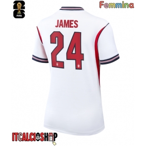 Inghilterra Reece James #24 Prima Maglia Femmina Mondiali 2026 Manica Corta